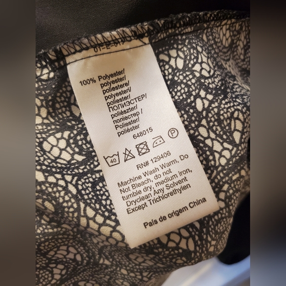 Venus black zip up blouse - Picture 8 of 11